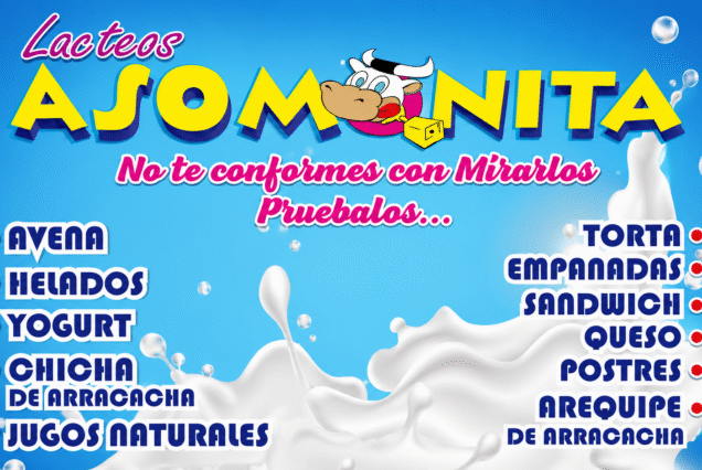 Asomonita Lacteos y productos tradicionales en Cajamarca Tolima